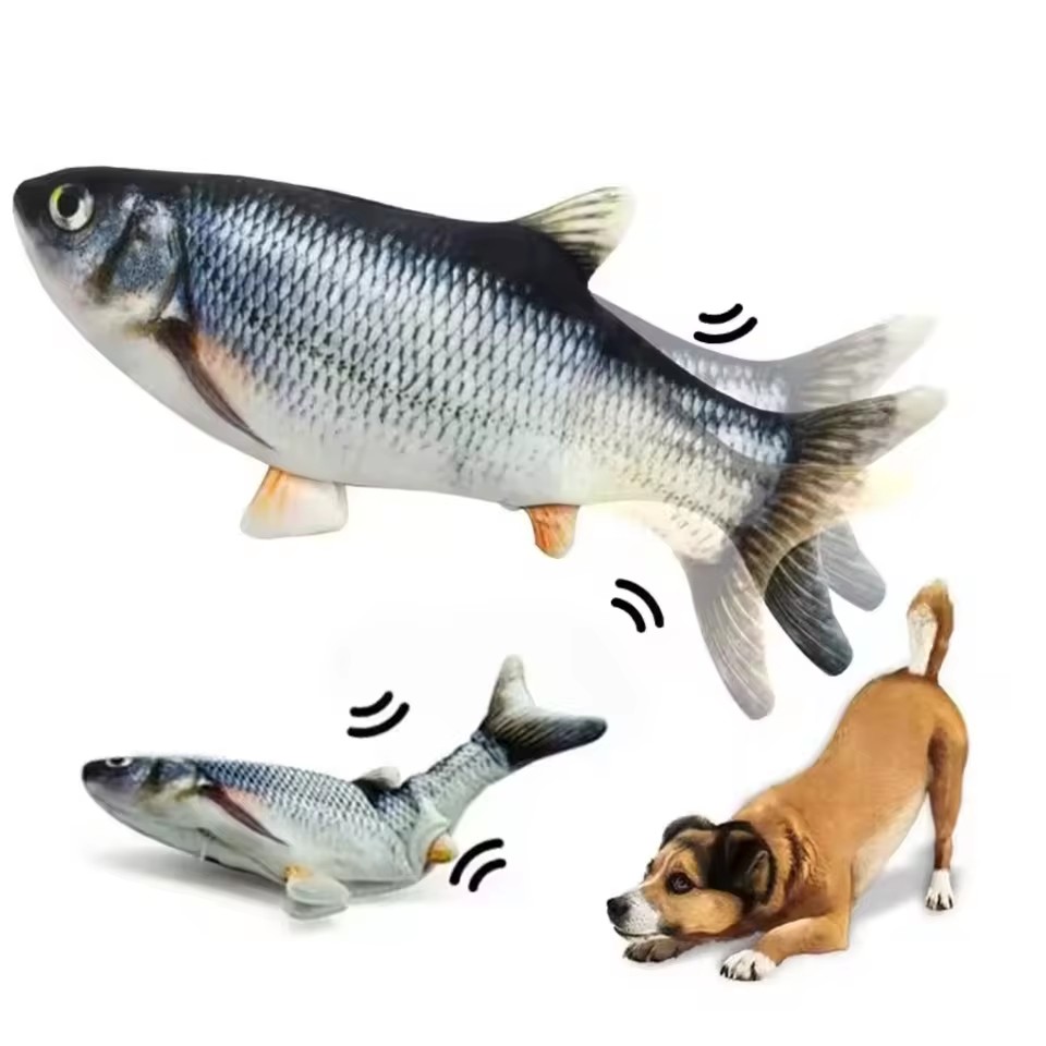 Electric Floppy Fish Dog Toy - Cat Dog Toy Fish USB Charging