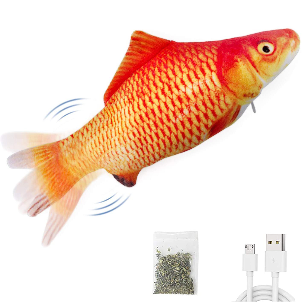 Electric Floppy Fish Dog Toy - Cat Toys Fish USB Charger Fish