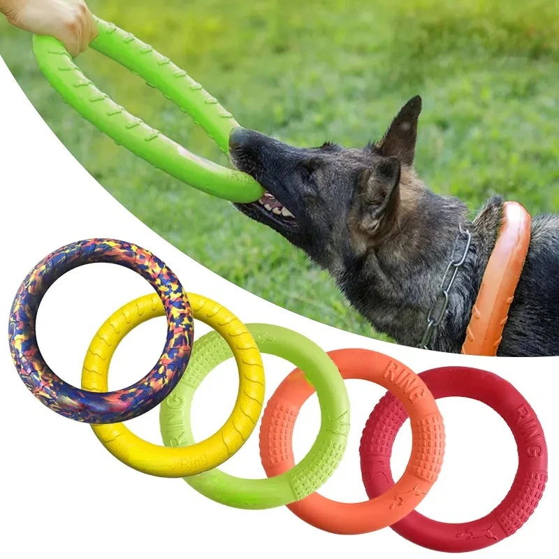 Flying Disc Dog Training Toy - Dog Toys Pet Flying Discs EVA