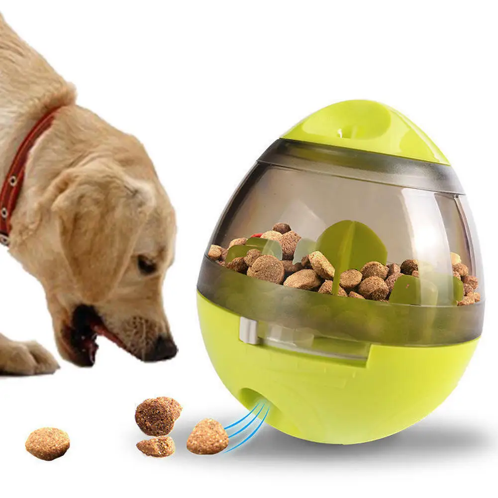 Interactive Squeaky Plush Dog Toy - Interactive Dog Toys Slow Food Ball