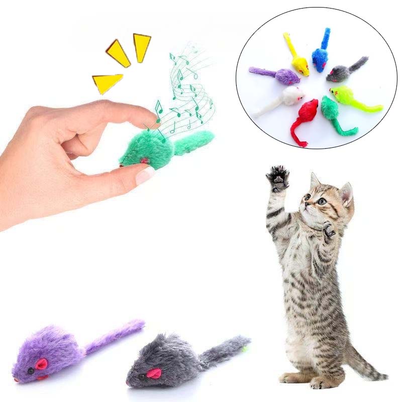 Cat Mouse Toy Squeaky Prefille - огляд і ціна Catnip Interactive Plush Mouse