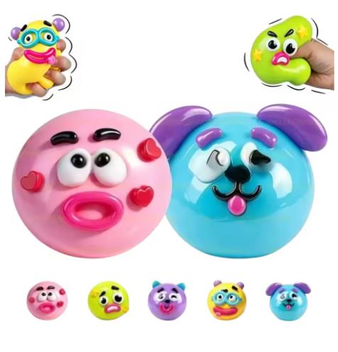 DIY Smushers Squishy Dog Face  - огляд і ціна Interactive Squeaky Plush Dog Toy