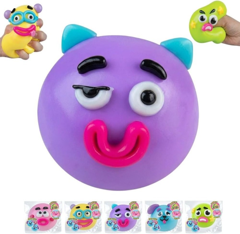DIY Smushers Squishy Dog Face  - огляд і ціна Interactive Squeaky Plush Dog Toy