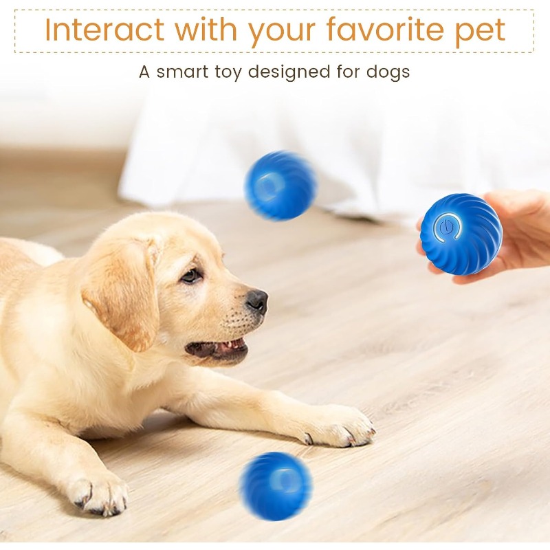 USB Smart Puppy Interactive Do - огляд і ціна Automatic Moving Dog Ball