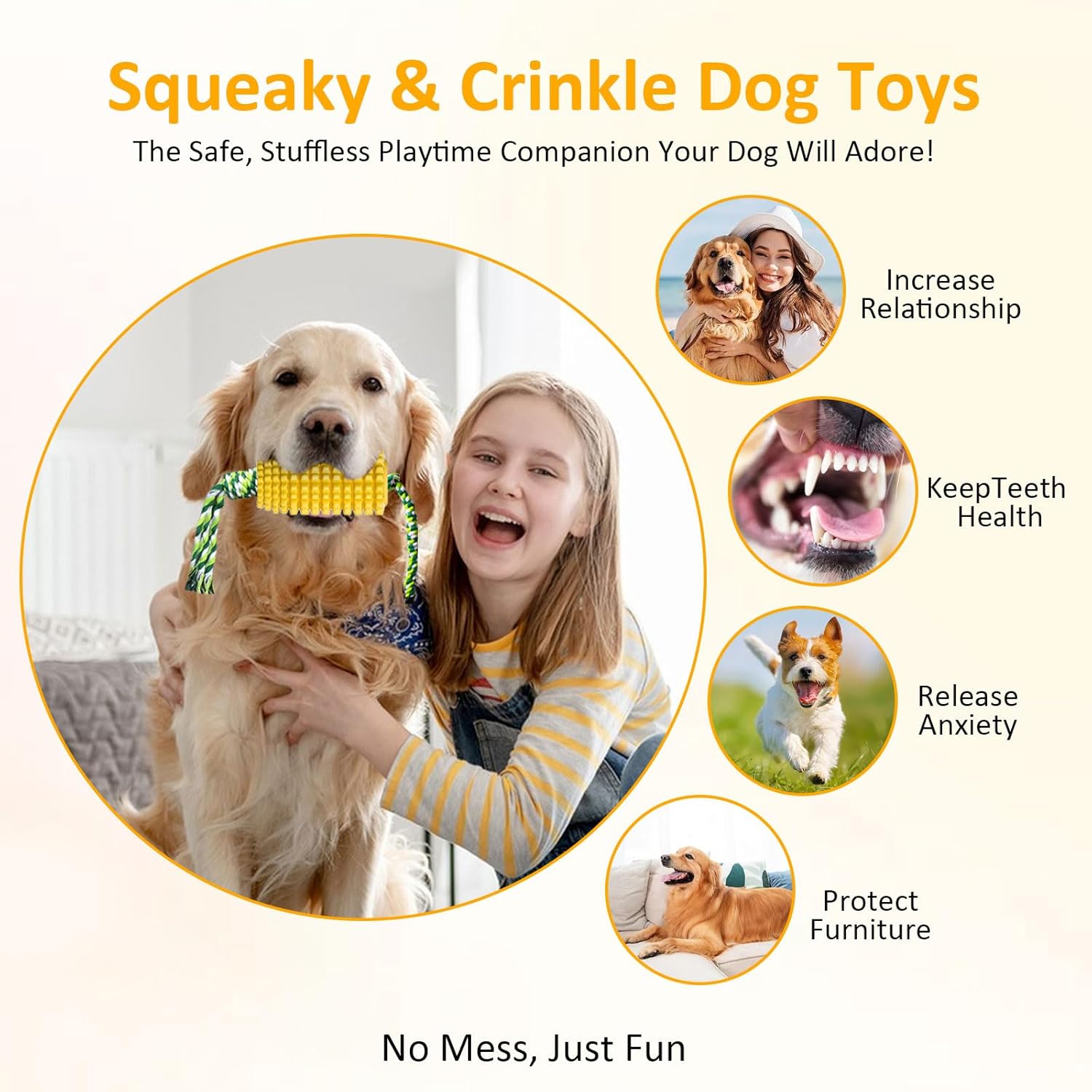 Corn-Shaped Dog Chew Toy for A - огляд і ціна Dog Rope Toy Aggressive Chewers
