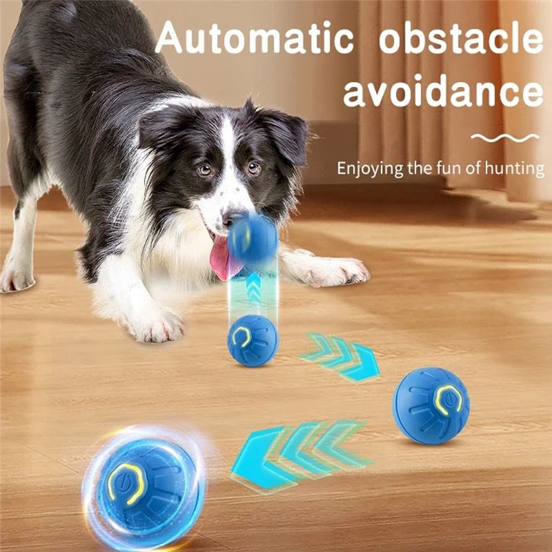 AT84-2PCS Smart Dog Ball Elect - огляд і ціна Automatic Moving Dog Ball