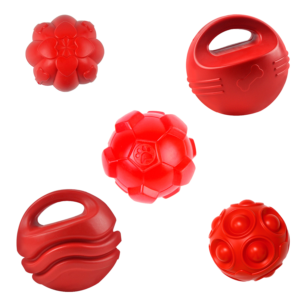 Red TPR Bone Dog Chew Toy Inde - огляд і ціна Teeth Cleaning Dog Chew Bone