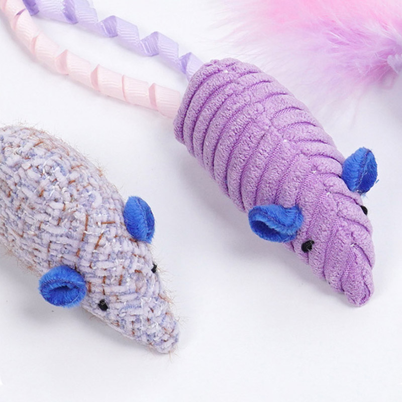 3pcs Realistic Mouse Plush Cat - огляд і ціна Catnip Interactive Plush Mouse