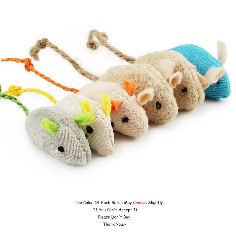 5-200Pcs Pet Toy Interactive P - огляд і ціна Catnip Interactive Plush Mouse