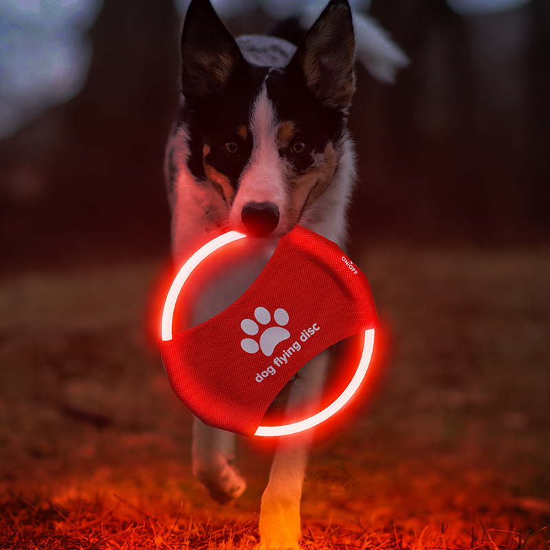 LED Dog Flying Disc,LED Light  - огляд і ціна Flying Disc Dog Training Toy