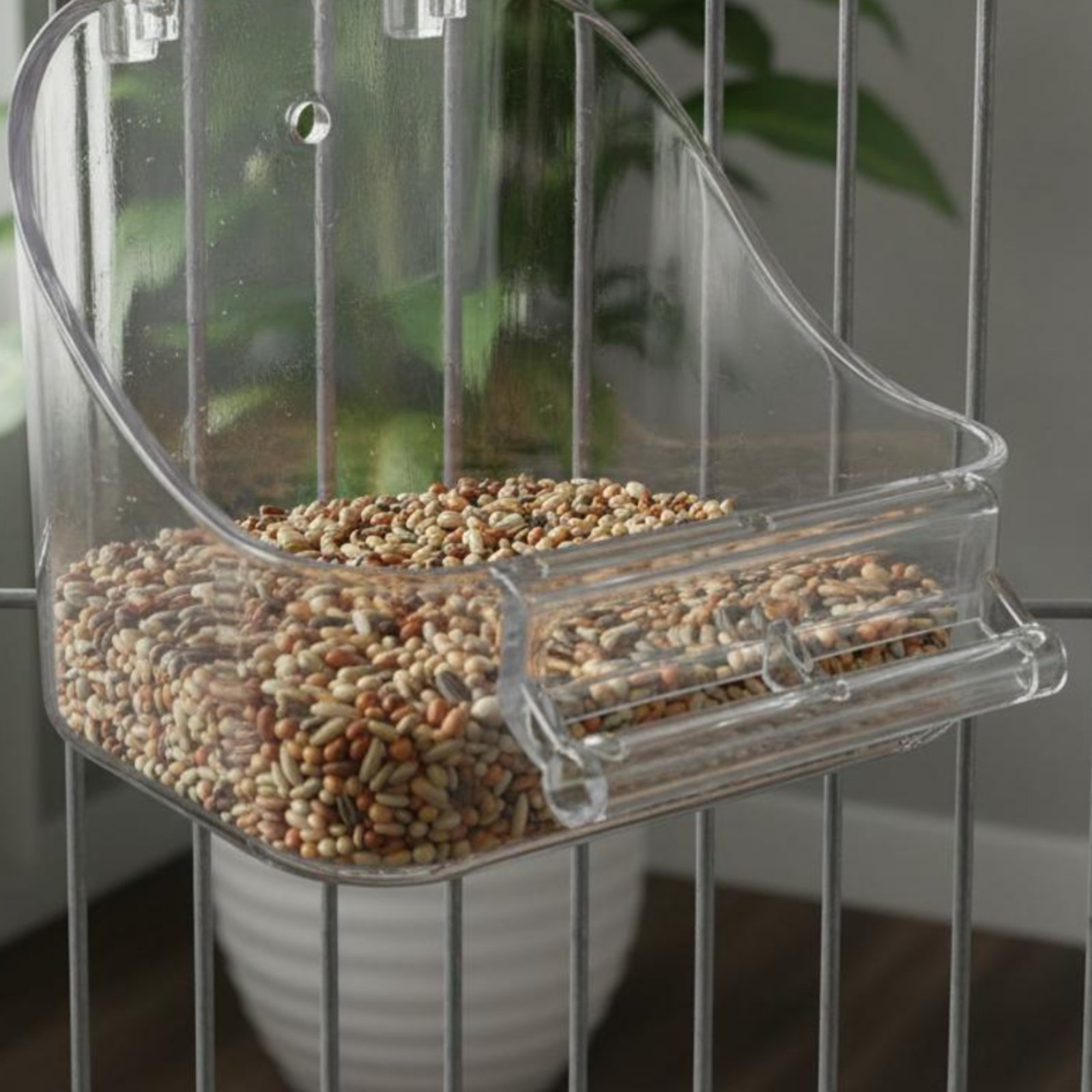 Bird Food Bowl Removable Enclo - огляд і ціна Pet Feeders