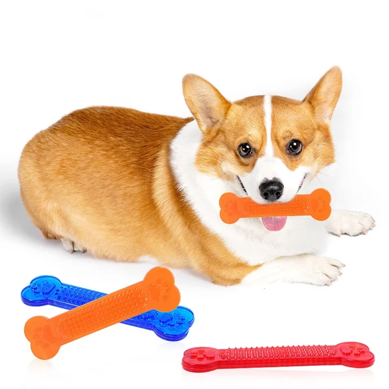 Super Tough Dog Bone Chew Toy  - огляд і ціна Teeth Cleaning Dog Chew Bone