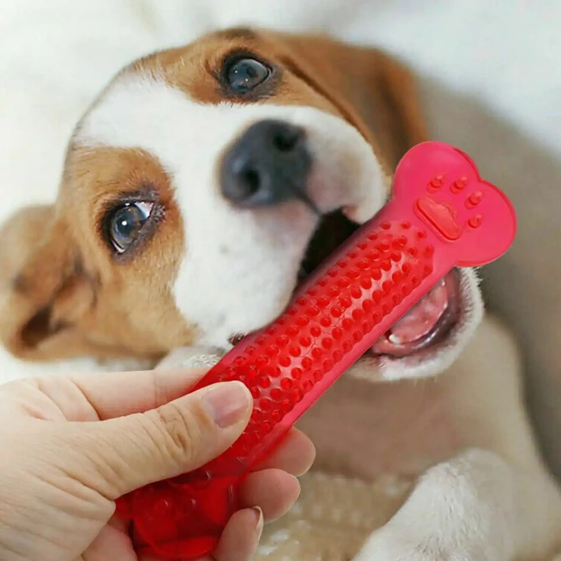 Super Tough Dog Bone Chew Toy  - огляд і ціна Teeth Cleaning Dog Chew Bone