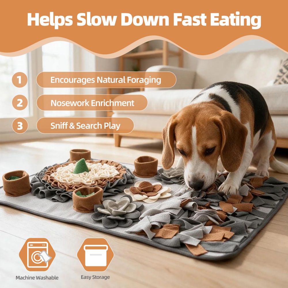 Multi-Layer Food Hiding Design - огляд і ціна Snuffle Mat For Dogs