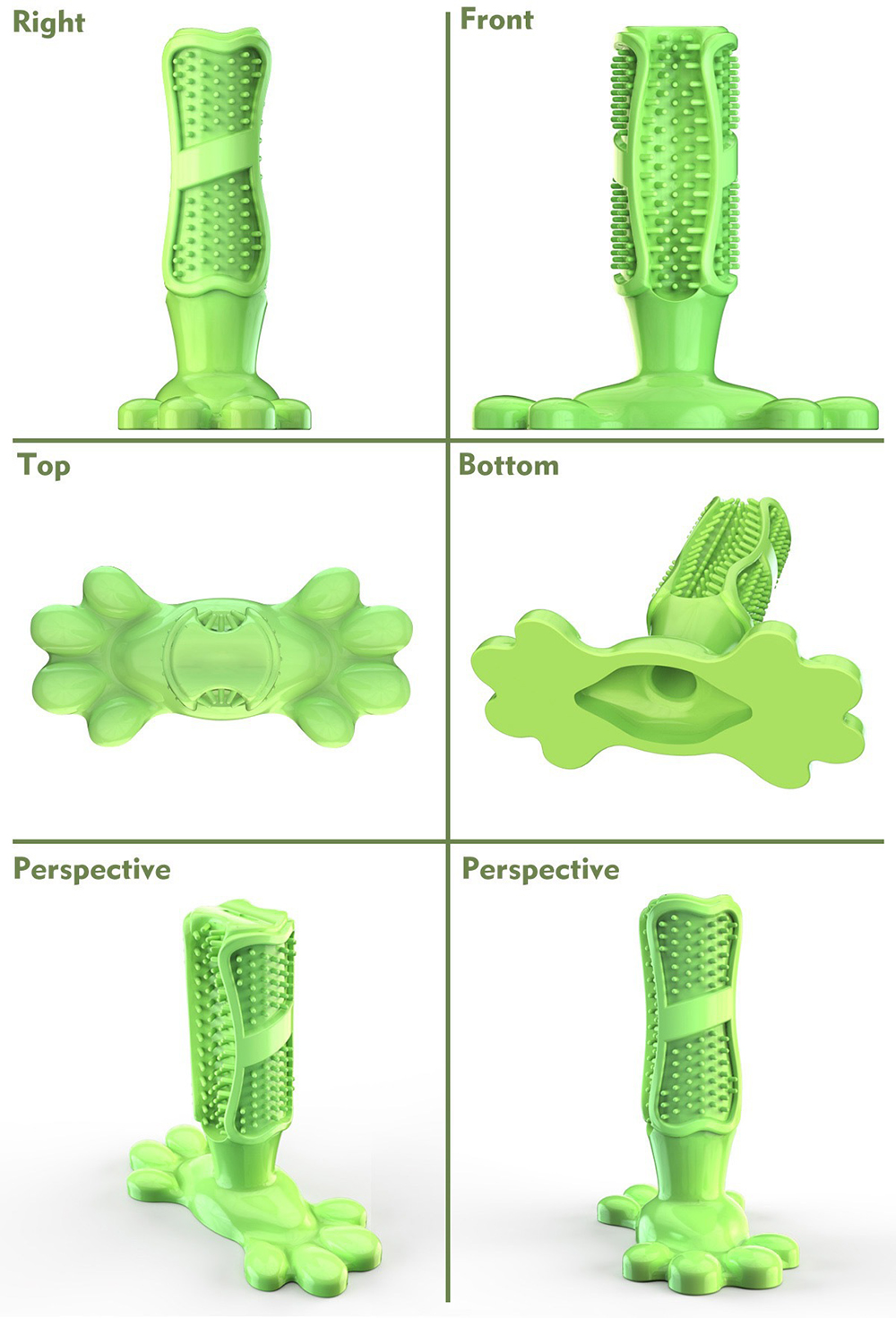 Pet Dog Cactus Interactive Rub - огляд і ціна Rubber Treat Dispensing Dog Toy