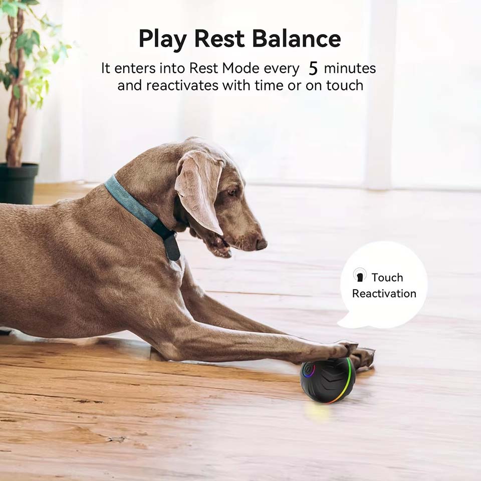 Interactive Smart Dogs Toys Ba - огляд і ціна Automatic Moving Dog Ball