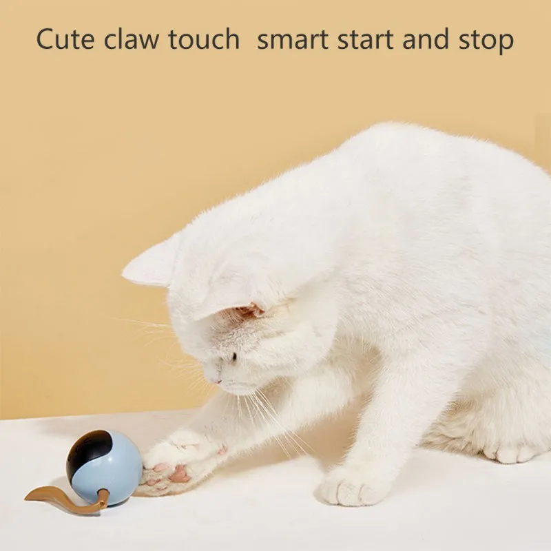 Interactive Cat Ball Toy USB R - огляд і ціна Automatic Moving Dog Ball