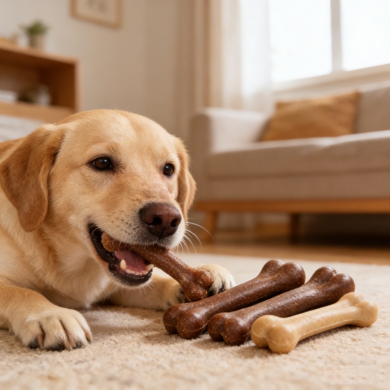 Dog Durable Beef Flavored Chew - огляд і ціна Teeth Cleaning Dog Chew Bone