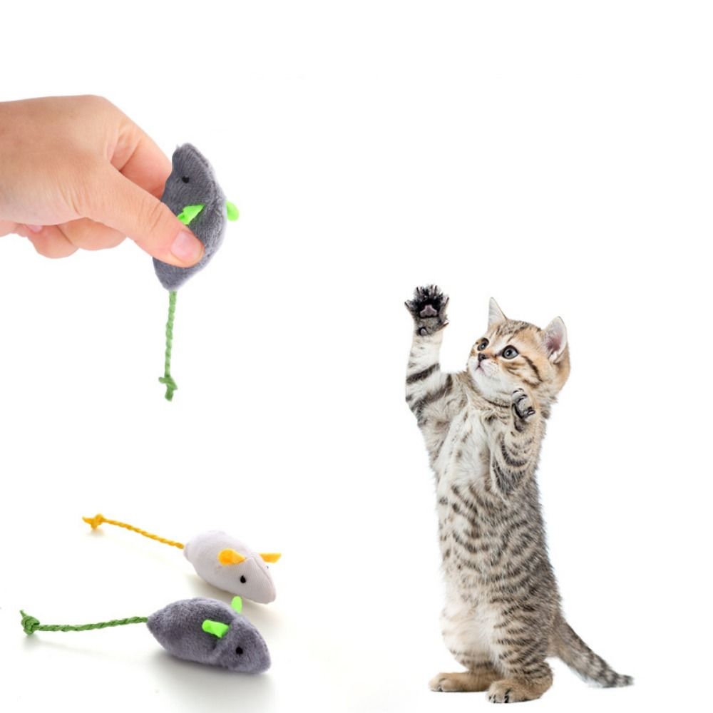 2pcs Funny Plush Soft Interact - огляд і ціна Catnip Interactive Plush Mouse