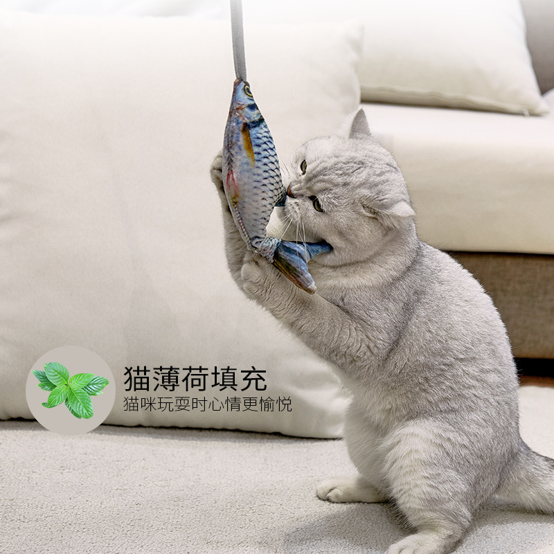 Funny Electric Moving Fish Cat - огляд і ціна Electric Floppy Fish Dog Toy