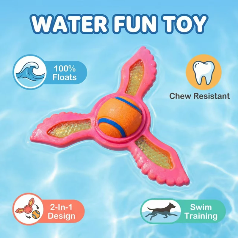 Dog Interactive Floating Fly D - огляд і ціна Flying Disc Dog Training Toy