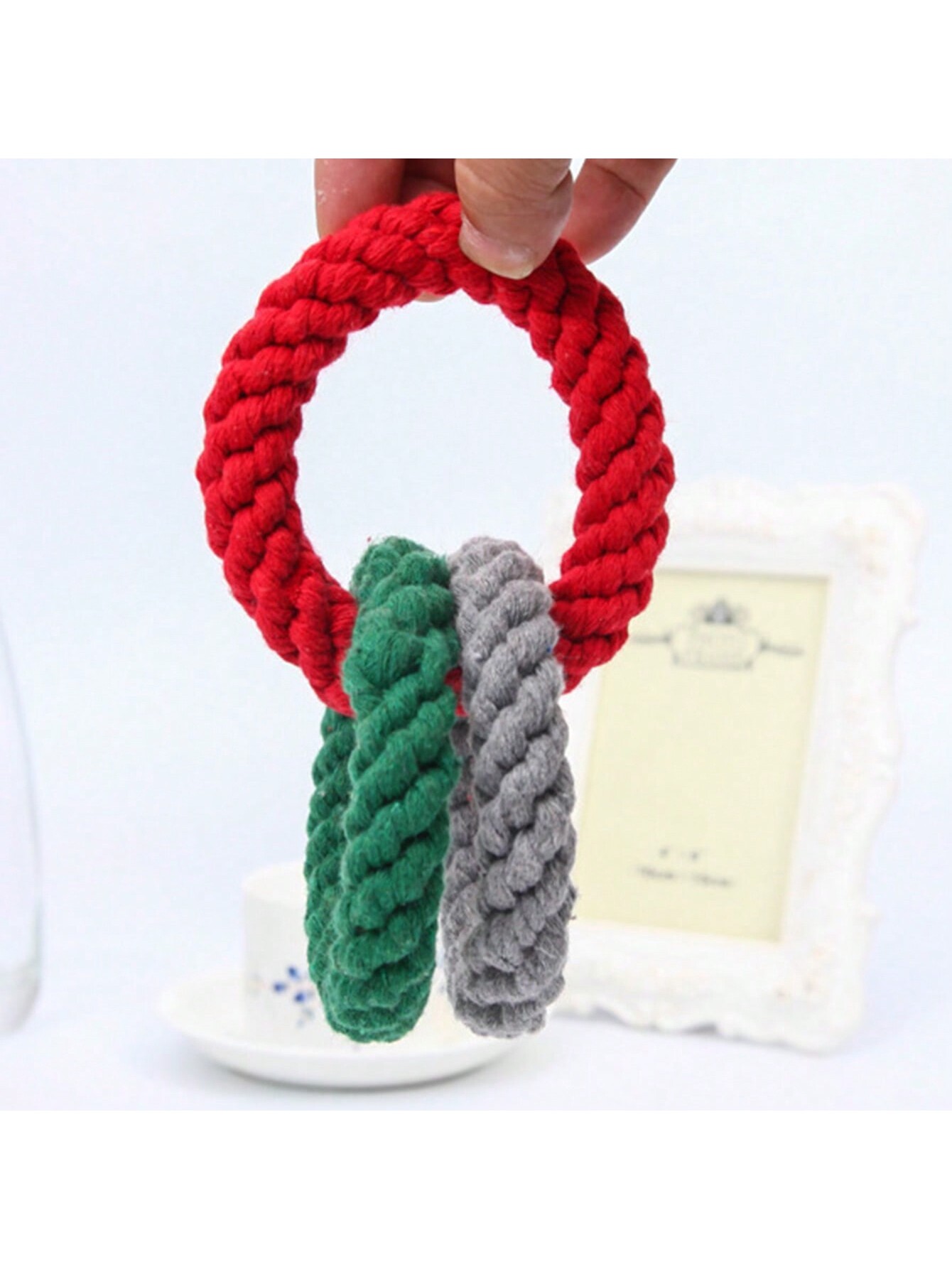 1pc Large Tough Chew Toys for  - огляд і ціна Dog Rope Toy Aggressive Chewers