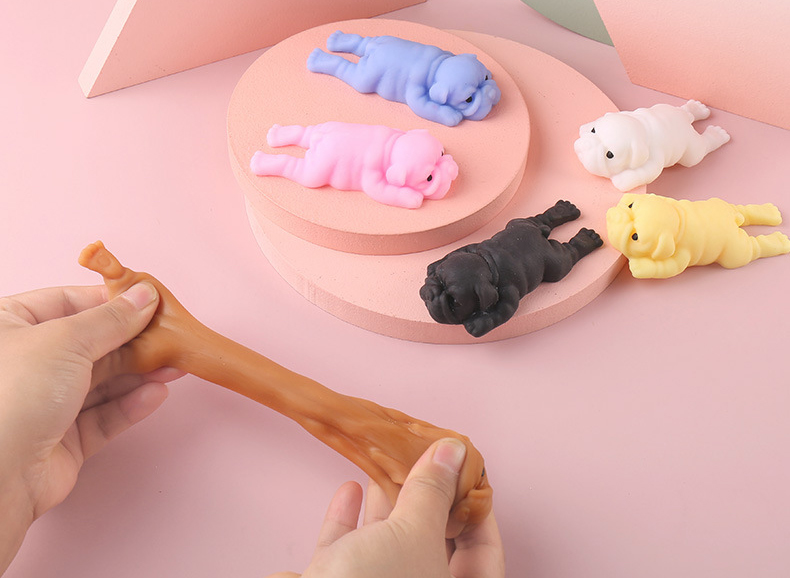 Squishy Dogs Anime Fidget Toys - огляд і ціна Interactive Squeaky Plush Dog Toy