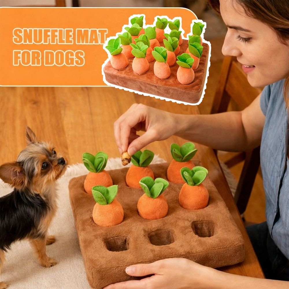 Stress Relief Carrot Snuffle M - огляд і ціна Dog Puzzle Feeder Toy