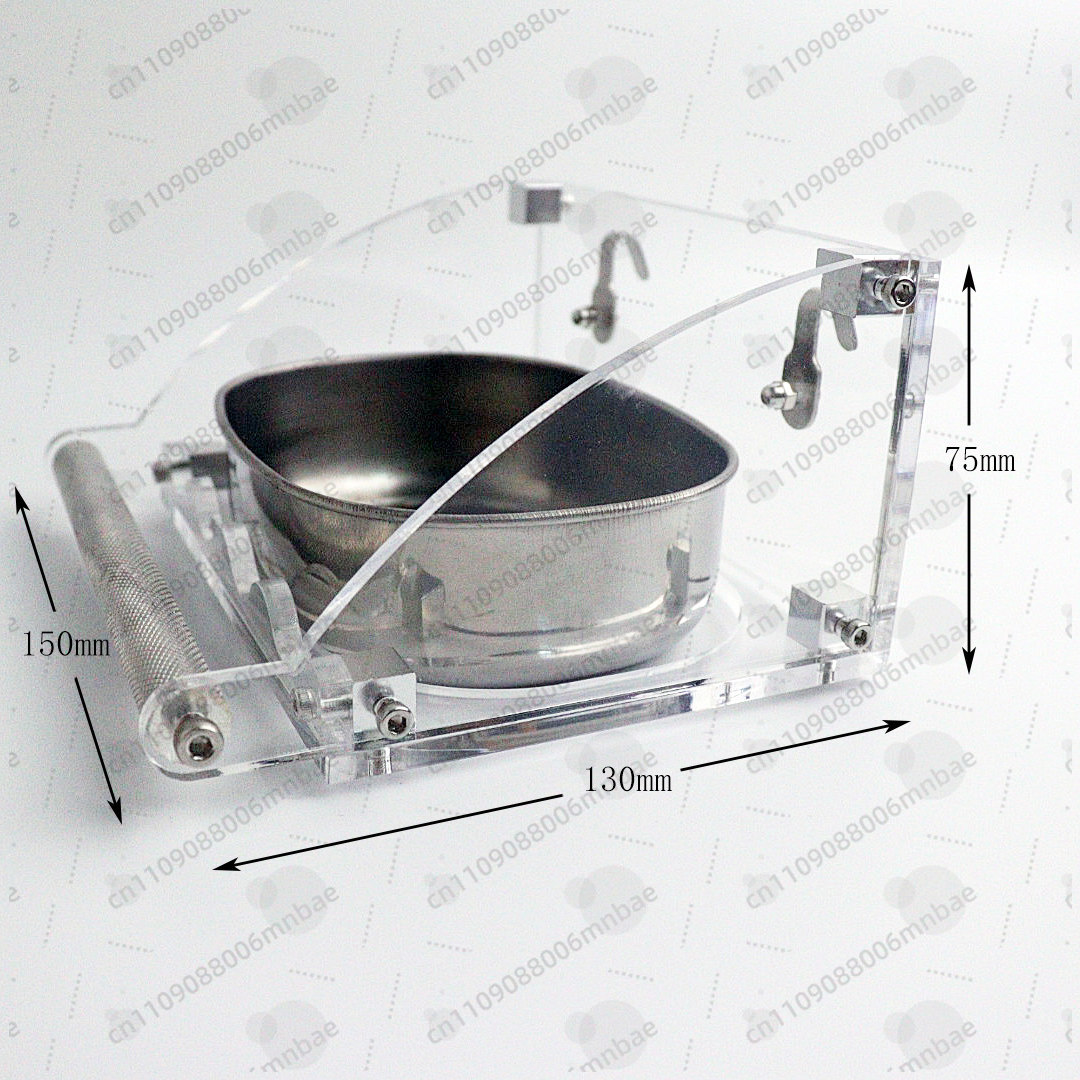 Parrot food box stainless stee - огляд і ціна Pet Feeders