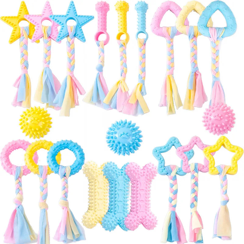 Durable Rubber Dog Chew Toy fo - огляд і ціна Teeth Cleaning Dog Chew Bone