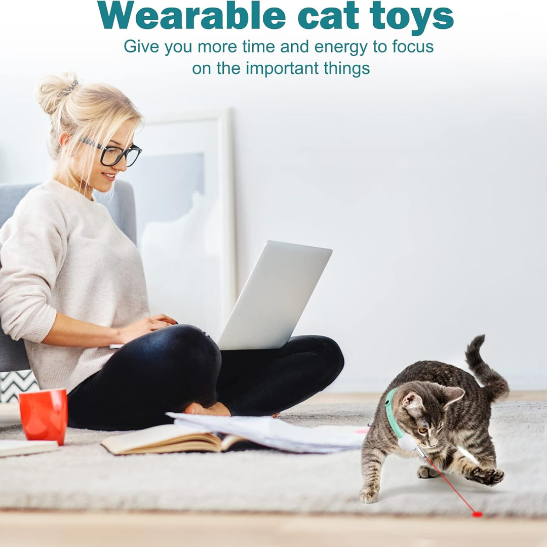 Laser Pointer Collar for Cats  - огляд і ціна Laser Pointer Cat Toy Automatic