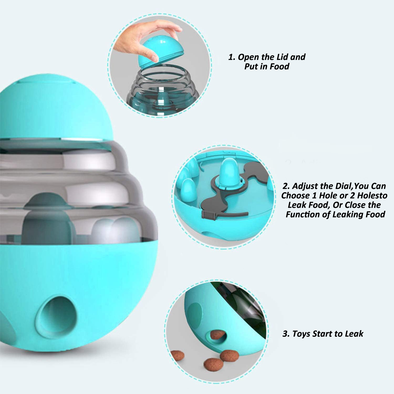 Dog Interactive Food Dispenser - огляд і ціна Dog Puzzle Feeder Toy