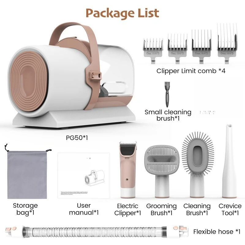 Electric Vacuum Pet Hair Trimm - огляд і ціна Pet Grooming