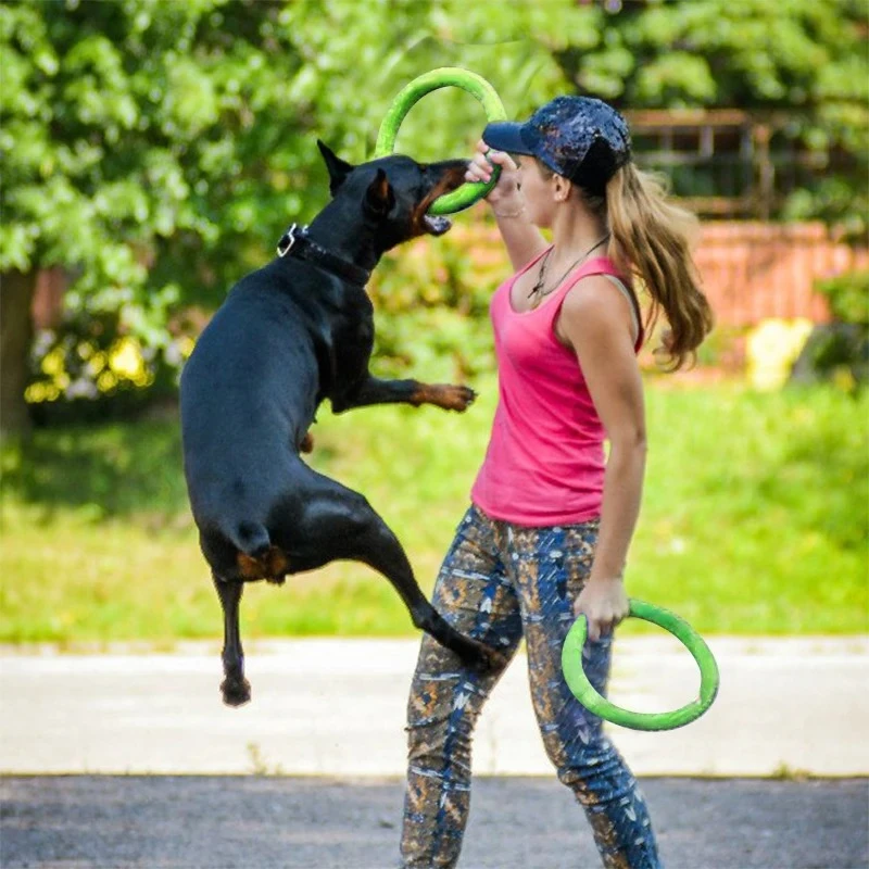 Dog Toys Pet Flying Discs EVA  - огляд і ціна Flying Disc Dog Training Toy