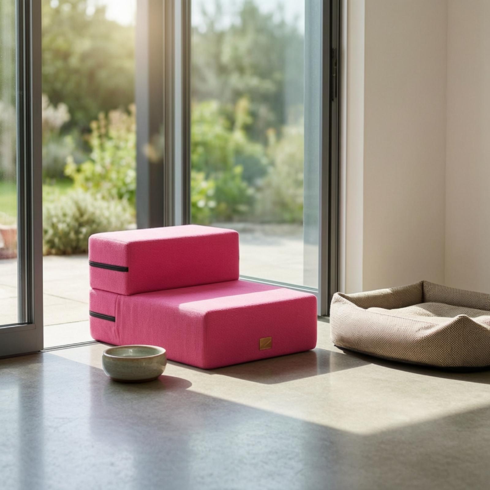 Dog Stair Ramp for Bed with Cu - огляд і ціна Pet Beds