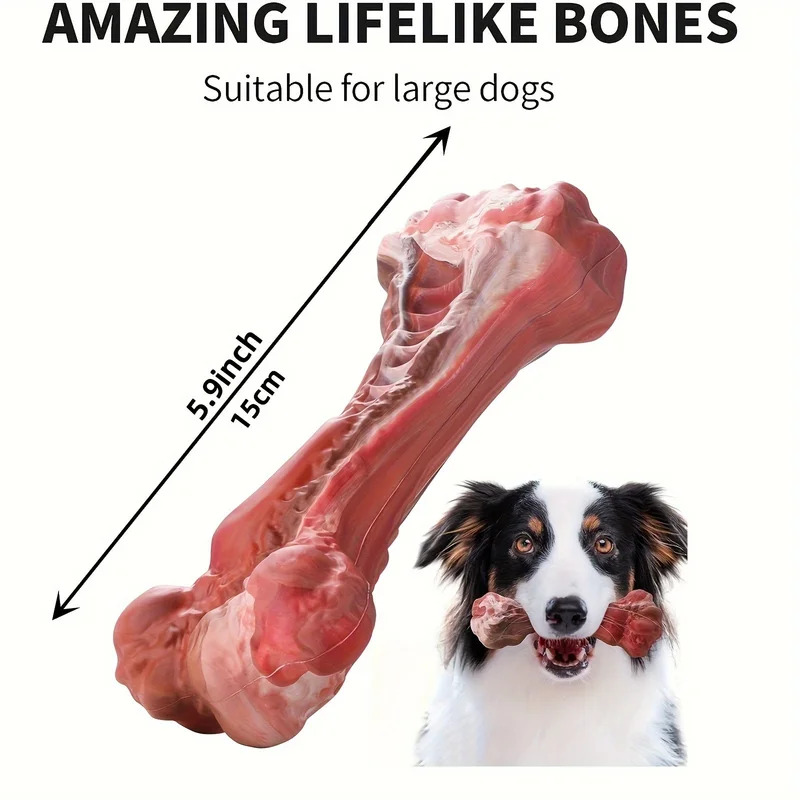 Super Tough Indestructible Dog - огляд і ціна Teeth Cleaning Dog Chew Bone