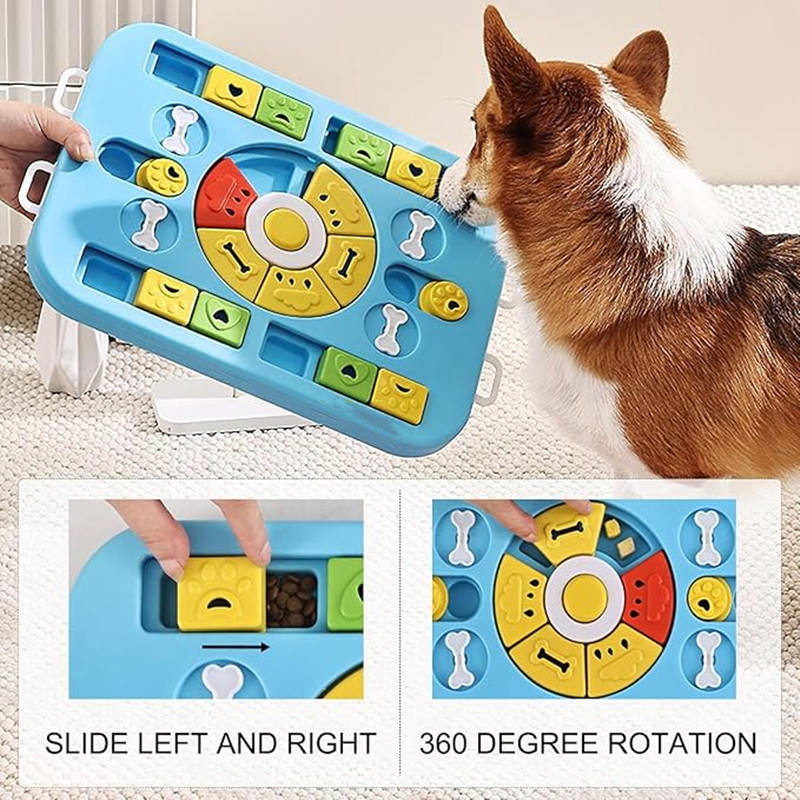 Interactive Dog Puzzle Toy for - огляд і ціна Interactive Squeaky Plush Dog Toy