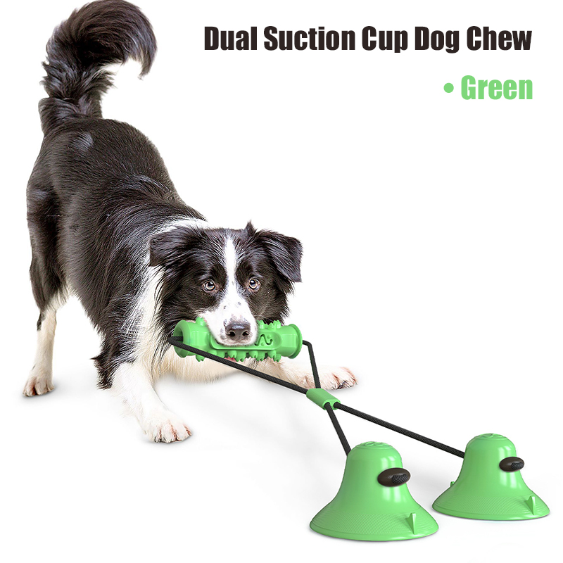 Dual Suction Cup Dog Chew Tug  - огляд і ціна Suction Cup Dog Tug Toy