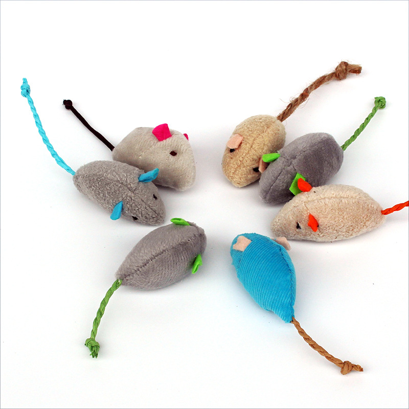 Catnip Mice Cat Toy Blue Gray  - огляд і ціна Catnip Interactive Plush Mouse