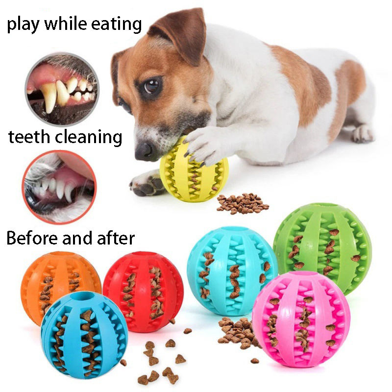 Interactive Dog Toy Ball Rubbe - огляд і ціна Rubber Treat Dispensing Dog Toy