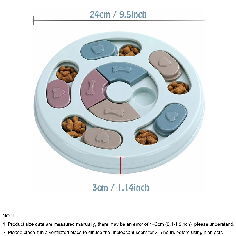 Dog Food Hiding Bowl, Slow Foo - огляд і ціна Dog Puzzle Feeder Toy
