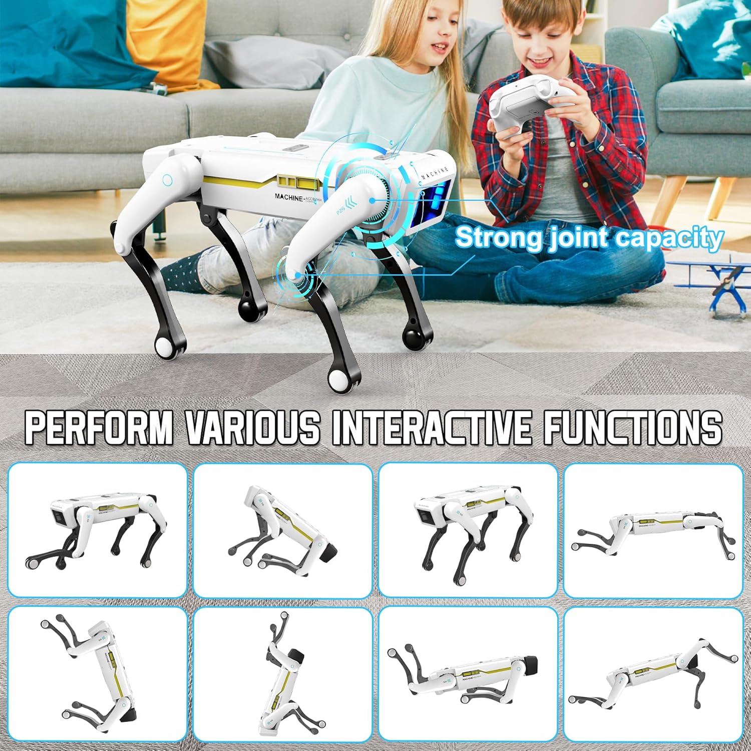 RC Mechanical Dog Multifunctio - огляд і ціна Interactive Squeaky Plush Dog Toy