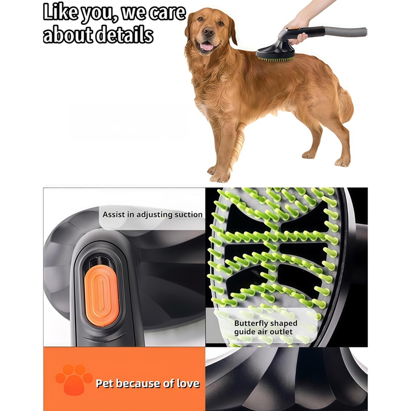 Shedding Brush Vacuum Attachme - огляд і ціна Pet Grooming
