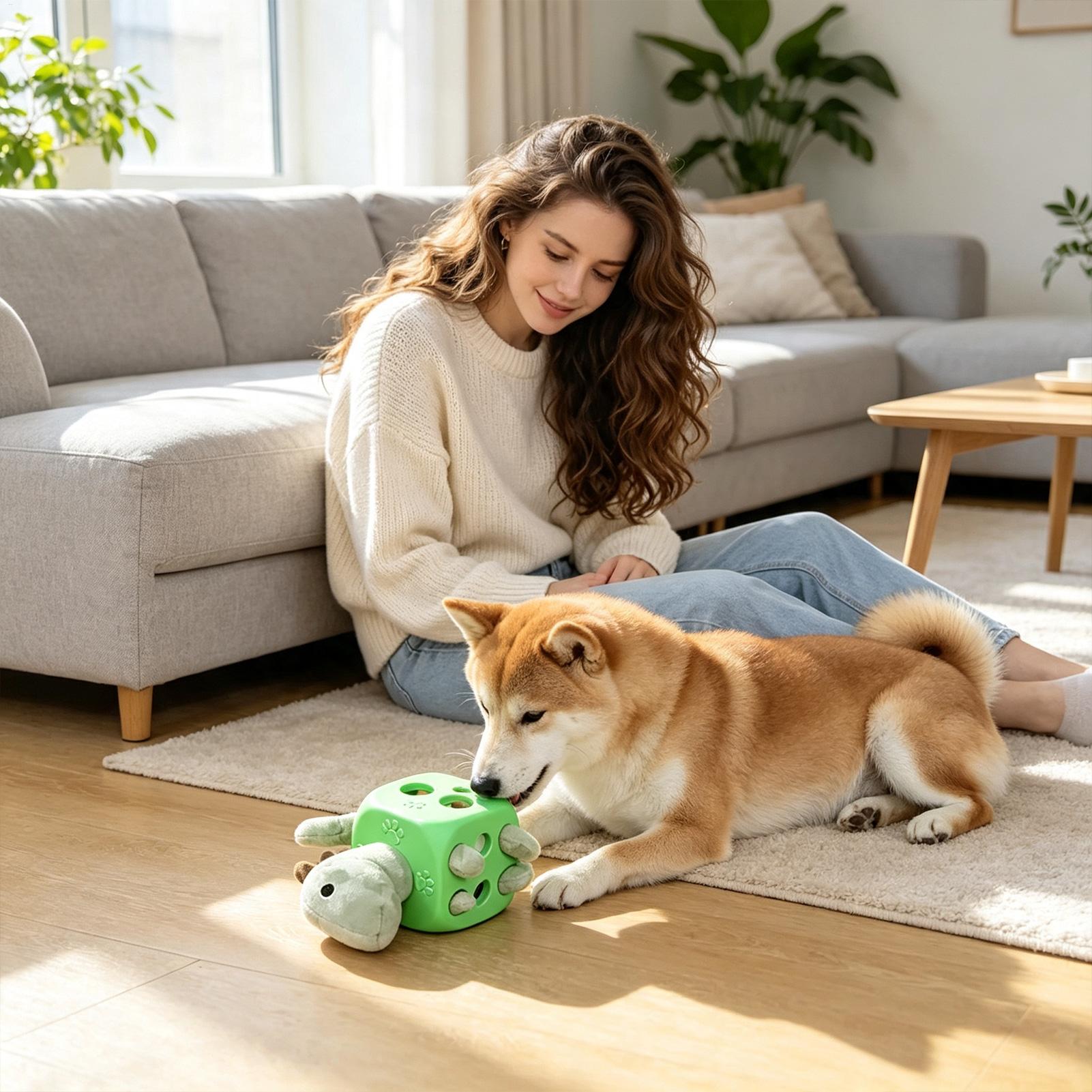 Interactive Dog Toy Interactiv - огляд і ціна Rubber Treat Dispensing Dog Toy