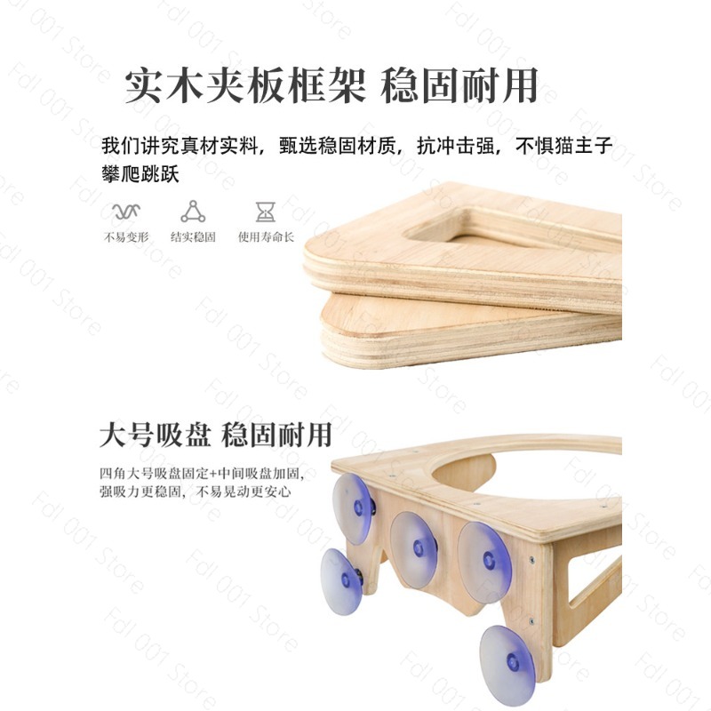 Solid Wood Cat Hammock Hanging - огляд і ціна Pet Beds