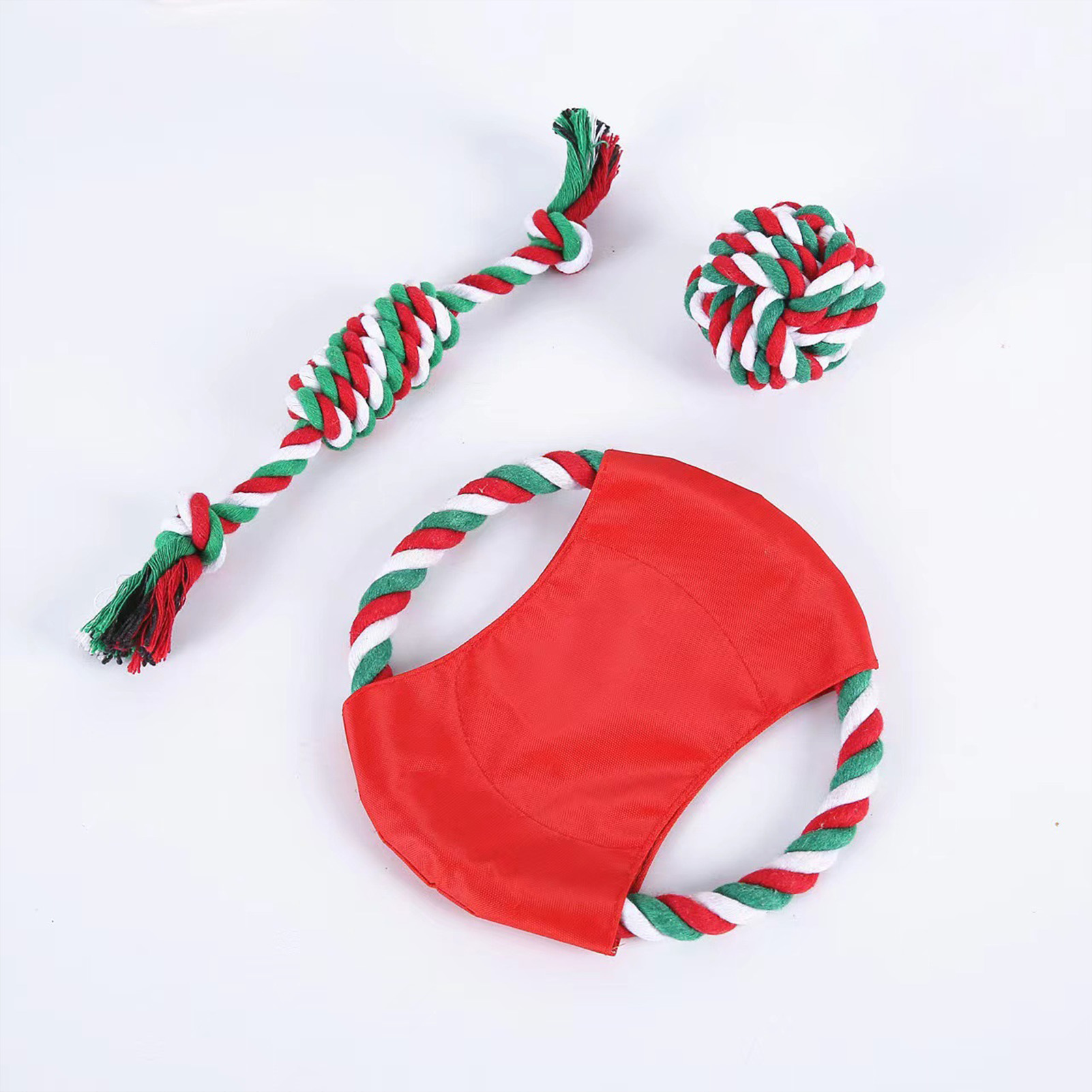Dog Chew Rope Toys Set Christm - огляд і ціна Dog Rope Toy Aggressive Chewers