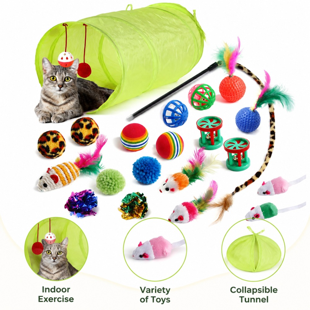 Kitten Play Toy Assortment Fea - огляд і ціна Catnip Interactive Plush Mouse