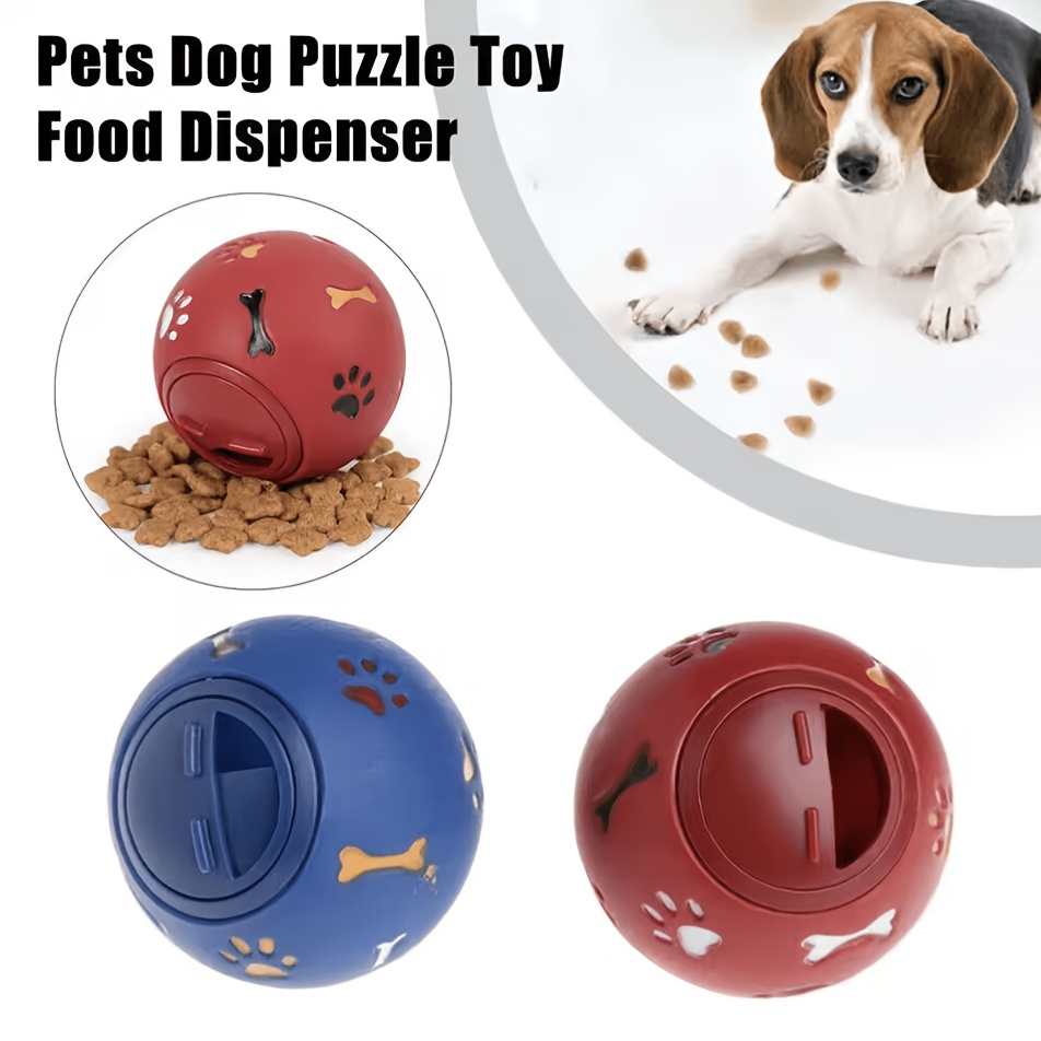 Dog Treat Ball, Slow Feeder Fo - огляд і ціна Rubber Treat Dispensing Dog Toy